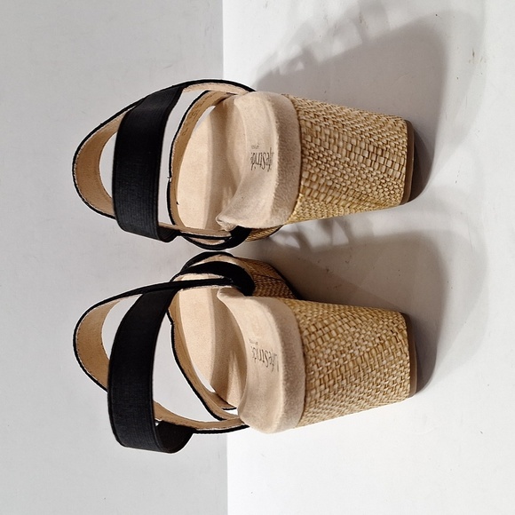 Life Stride (NEW)  Danita Soft System Black Platform Wedge Comfort Sandal Sz.9.5 - Picture 7 of 11